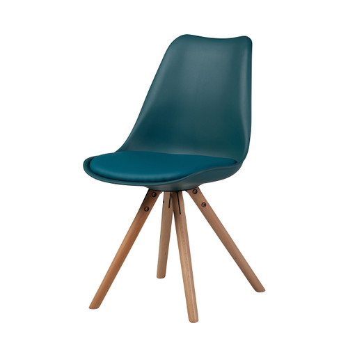 Charles Jacobs Style Side Chair in Teal