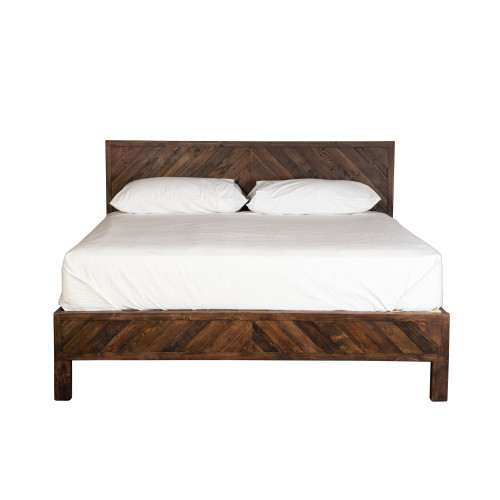 Vanya Reclaimed Pine Bed Frame - King