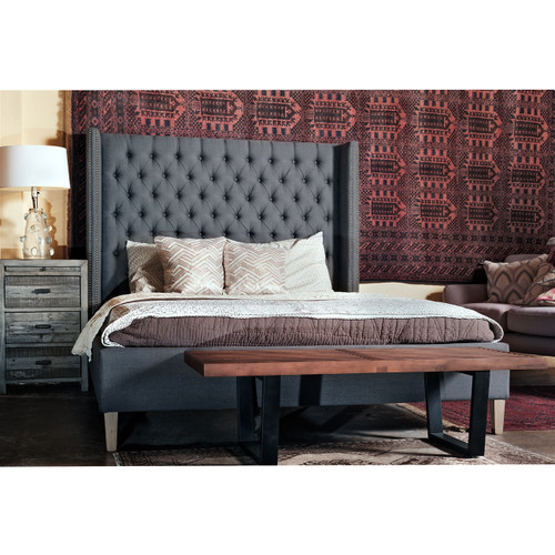 Ash Upholstered Queen Bed