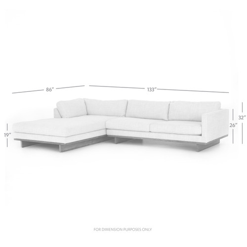 Everly 2-PC Sectional, Left Chaise