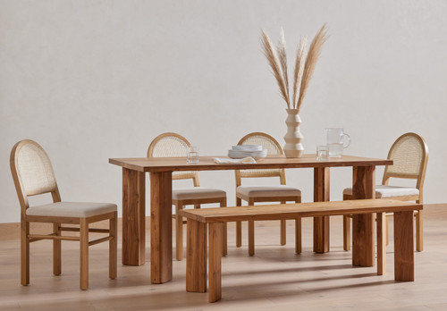 Allegra Dining Chair - Honey Oak