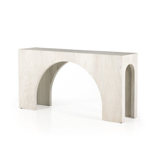 Fausto Console Table-Bleached Guanacaste