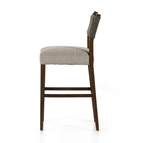 Ferris Stool-Nubuck Charcoal-Bar