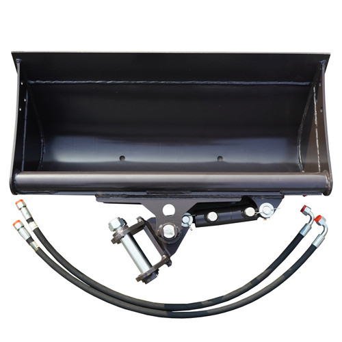 Rhinoceros RH13 Tilt Bucket Mini Excavator Attachment Heavy Duty 800mm 32in Tilt Bucket - main view