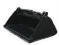 Rhinoceros 4 in 1 Bucket Skid Steer Attachment Heavy Duty Combo Bucket for Mini Skid Steer - main view