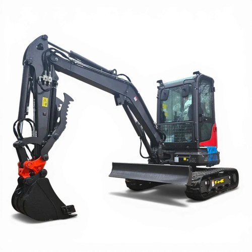 Rhinoceros RH40 Pro Hydraulic Crawler Excavator 4 Ton Kubota Diesel Heavy Duty Chinese Mini Excavator - main view