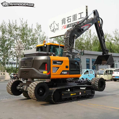 Rhinoceros X125 Pro 12 Ton Wheel and Tracked Excavator