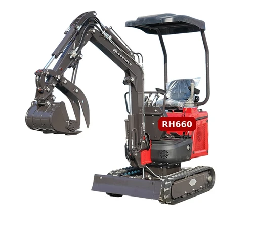 Rhinoceros RH660 Mini Excavator Gas 1 Ton Heavy Duty