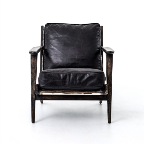 Irondale Brooks Lounge Chair in Ebony