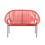 Ixtapa Acapulco Love Seat - Orange