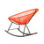 Acapulco Indoor / Outdoor Rocking Chair in Orange