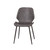 Cougar Distressed Grey Leather Dining Chair