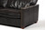 Rifkin 83" Black Leather Sofa