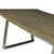 Live Edge Slab Dining Table 92" Grey Wash + Galvanized