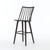 Belfast Lewis Windsor Barstool, Black Oak