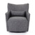 Kimble Swivel Chair, Bristol Charcoal