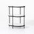 Felix Oval Nightstand-Hammered Grey W/Cl