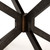 Spider Round Dining Table 60", English Brown