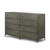 Belmont 8 Drawer Metal Dresser-Gunmetal