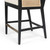 Antonia Cane Counterstool in Brushed Ebony