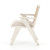 Flora Dining Chair In Distressed Cream