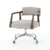 Abbott Tyler Desk Chair in Ives White Grey