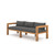 Alta Outdoor Sofa, 89" - Charcoal