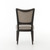 Lennox dining chair, Ives White