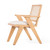 Flora Dining Chair In Smoked Drift Oak