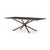 Hughes Spider 79" Dining Table, English Brown Oak