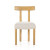 Aaron Dining Chair-Brunswick Pebble