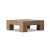 Abaso Small Square Coffee Table-Rustic Wormwood