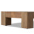 Abaso Small Square Coffee Table-Rustic Wormwood