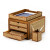 Candon Desk Accessories-Natural Teak