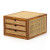 Candon Desk Accessories-Natural Teak