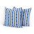 Striped Ikat Pillow,Set Of 2