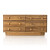 Mallory 6 Drawer Dresser-Light Acacia