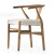 Stowe Dining Chair-Mixt Linen Natural