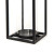 Teller Outdoor Lantern-Satin Black