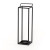 Teller Outdoor Lantern-Satin Black