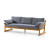 Fremont Outdoor Sofa-89"-Natural/Navy