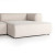 Lisette 2pc Sectional Raf Chaise-Dove