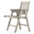 Pelter Outdoor Dining Chair-Weathrd Grey