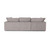 Plume 2-Piece Sectional-106"-Laf Chaise-Habor Grey