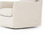 Banks Slipcover Swivel Chair-Cambric Ivory