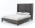 Madison Upholstered King Bed in Charcoal