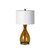 Amber Glass Table Lamp