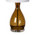 Amber Glass Table Lamp