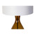 Amber Glass Table Lamp