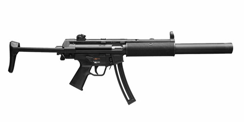 HK MP5 .22LR Rifle, 16" Barrel, Faux Suppressor, 25RD